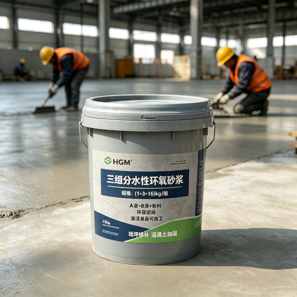 盐边三组份水性环氧砂浆